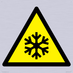W010 Warning: Low temperature/freezing conditions